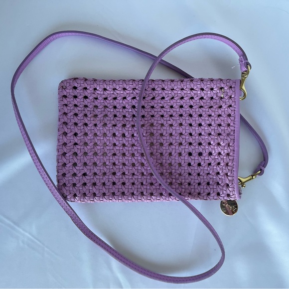 Clare V Lilac Rattan Poche Crossbody - Picture 3 of 6